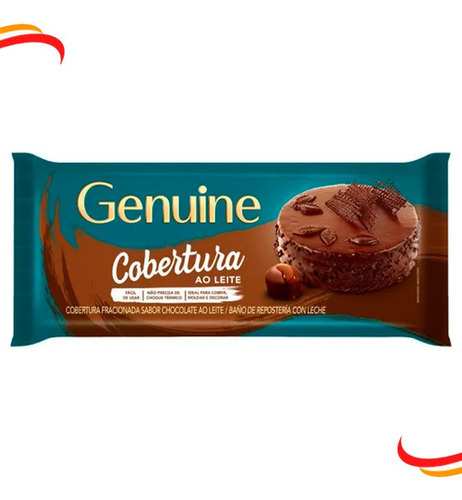 Cobertura Fracionada Sabor Chocolate Ao Leite Genuine 1kg