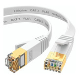 Cable Ethernet Plano Cat 7 Rj45 Lan Stp 20 Metros, Rojo