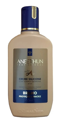 Aneethun Creme De Silicone 250ml Linha A Proteção E Maciez