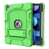 Funda Para iPad Air Generacion 4 Y 5 Resistente Verde Claro