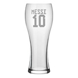 Vaso Cerveza 680ml. Grabado Personalizado Messi