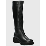 Bota Cuero Mujer Blissful Negro Hush Puppies