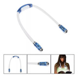 Luz Lectura Led Doble Flexible Cuello Portatil A Pilas