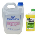 Kit Refrigerante Armetal Amarillo 1 L+agua Destilada Dei 5 L