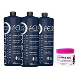 Kit Felps Omega Zero Resistence Redutor De Volume  3x500ml