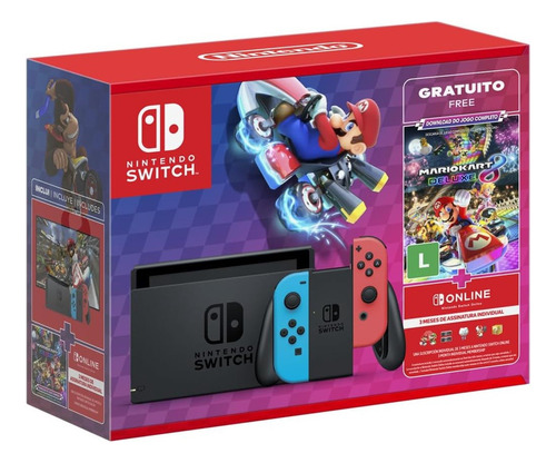 Console Nintendo Switch 32gb Mario Kart 8 Deluxe