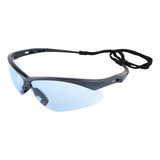 Lentes De Seguridad Jackson Safety Nemesis V30 Azul Claro Color Negro