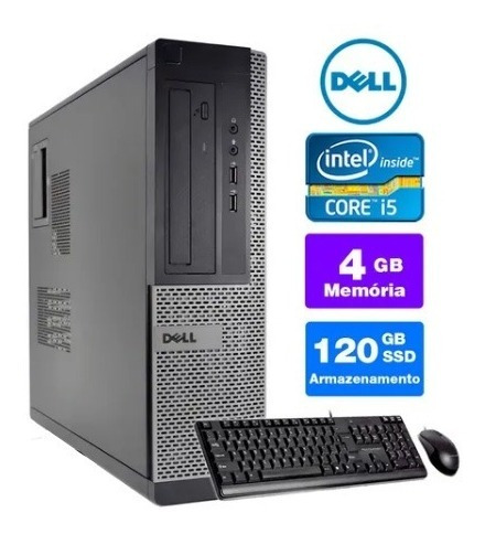 Micro Barato Dell Optiplex Int I5 2g 4gb Ssd120 Brinde