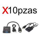 Cable Adaptador Convertidor Hdmi A Vga Wi61 Kit 10pz