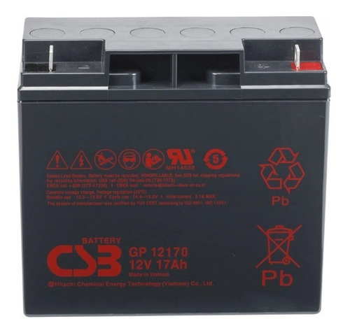 Bateria  12v 17a Csb - Bb Batery - Gp-atp Atm -unipower