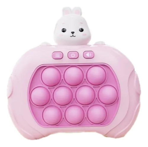 Consola Electrónica Antiestrés Pop It Gamer Pink Bunny