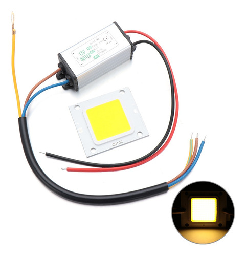 Con Controlador De Fuente De Alimentación Led Cob Chip Light