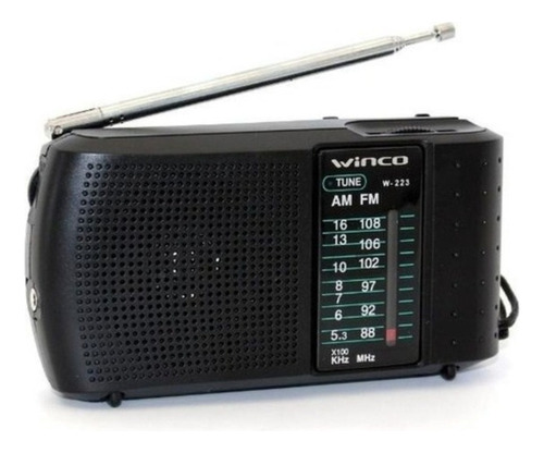 Radio Portatil Winco W-223