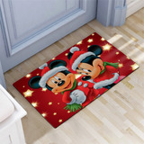 Tapete Entrada Natal Mickey Minnie 60x40cm