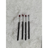 Set De 4 Brochas Negras Para Sombra De Ojos