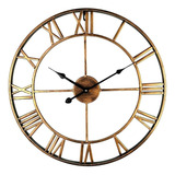 Reloj De Pared De Metal Con Números Romanos, Reloj De Jardín