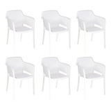 Kit 6 Cadeiras Gabriela Branca Tramontina 92151/010