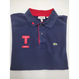 Playera Tipo Lacoste Azul Marino Tokio 16