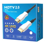 Cable Hdmi 30 Metros 4k 60 Mhz Fibra Óptica 2.0 Arc Rgb Uhd