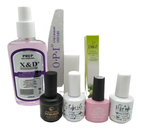 Kit Esmaltação Em Gel Completo Para Manicure Envio Imediato