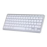 Teclado Bluetooth Recargable Slim Para Tablets iPad Notebook