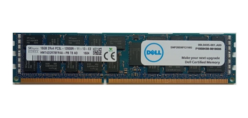 Memória 16 Gb Dell Original Ddr3 12800 Rdimm - R620