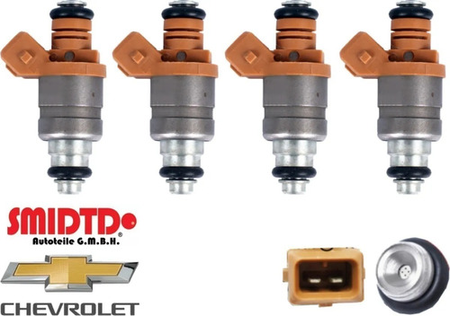 4 Inyectores De Gasolina Cevrolet Matiz 1.0l 11-15