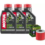 Kit Service Kawasaki Klr 650 3lt  Motul 5100 + Filtro Hf123