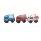 Pack 3 Mini Camiones Kinetic Truck Infantil Jueguete Gst