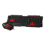 Kit Mouse E Teclado C3tech Gamer Gk-20bk Usb