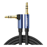 Cable Audio Auxiliar 3.5mm Estéreo Ficha L 2mts Nylon Ugreen