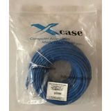 Cable Ethernet Ponchado Utp Cat6 30 Metros Mts Xcase Azul