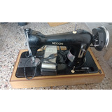 Maquina De Coser Electrica Necchi Antigua Con Valija Y Pedal