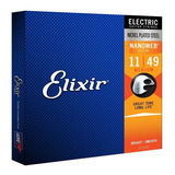 Encordoamento Guitarra 011 Elixir Medium Nanoweb 12102 Usa