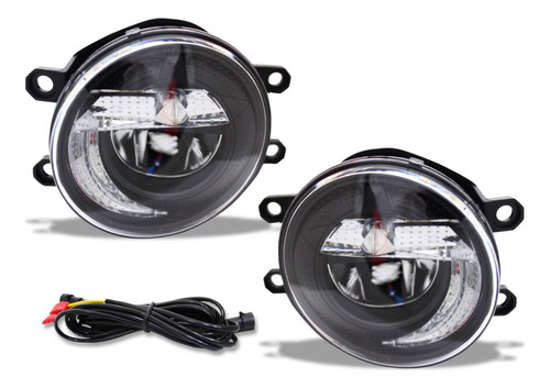 Faros Auxiliares Antiniebla Linea Toyota Luz Led /arillo Ds