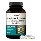 Acido Hialuronico Con Multicolageno Y Msm Naturebell 240 Cap