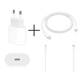 Carregador iPhone 7 8 X Xr 11 12pro 13promax Usb-c 20w Turbo