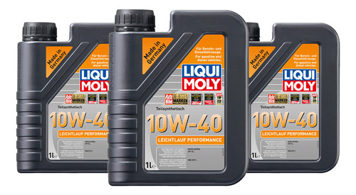 Aceite Liqui Moly Gasolina, Diesel Leichtlauf P 10w40 3 Lts