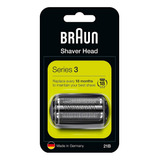 Cassete Shaver Braun Series 3 21b Para Homens, Preto