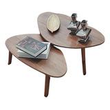 Conjunto De Mesa Centro De Sala Decorativa Orgânica Paris 