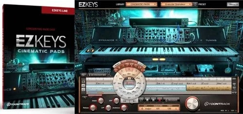 Toontrack - Ezkeys Cinematic Pads 1.3.0 Envio Imediato !