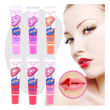 Set 6 Labial Tinta Labios Indeleble Larga Duración Belleza