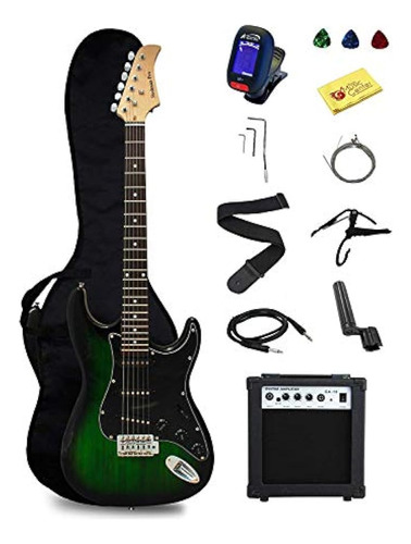 Guitarra Eléctrica Stedman Pro Eg39-tgrb-10w Beginner Series