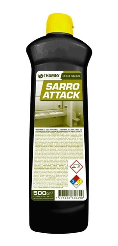 Antisarro Sarro Attack 500cm3 Casa Thames Quita Sarro