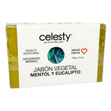 Kit 40 Pzs Jabón Vegetal Mentol Y Eucalipto 100g Glicerina