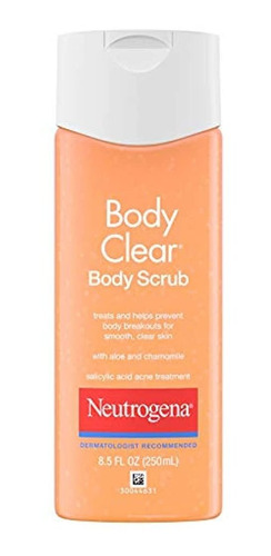 Body Clear Exfoliante Corporal 8.5 Onzas Exfoliación Corpora