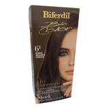 Tintura Biferdil Biocolor 0% Amoniaco Libre De Gluten Nº6.1