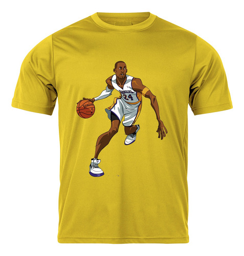 Camiseta Kobe Bryant Basquete Desenho Cartoon 