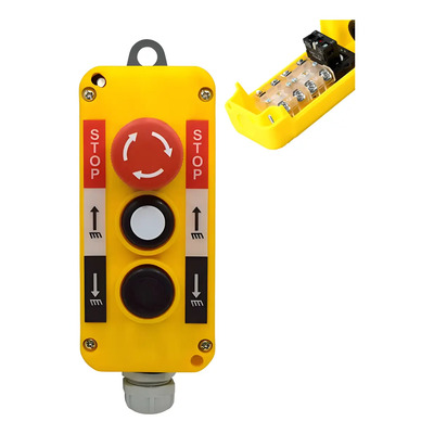 Botonera Colgante Polipasto 2na+1nc Paro Emergency Tp-cobe-2 | MercadoLibre