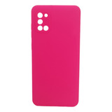 Estuche Protector Funda Siliconecase Para Samsung A31 Fucsia